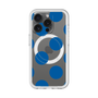 スリムプロテクションプレミアムケース with MagSafe［ シンプルドット - Blue ］