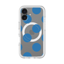 スリムプロテクションプレミアムケース with MagSafe［ シンプルドット - Blue ］