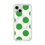 スリムプロテクションプレミアムケース with MagSafe［ シンプルドット - Green ］