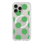 スリムプロテクションプレミアムケース with MagSafe［ シンプルドット - Green ］
