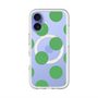 スリムプロテクションプレミアムケース with MagSafe［ シンプルドット - Green ］
