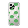 スリムプロテクションプレミアムケース with MagSafe［ シンプルドット - Green ］