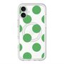 スリムプロテクションプレミアムケース with MagSafe［ シンプルドット - Green ］