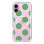 スリムプロテクションプレミアムケース with MagSafe［ シンプルドット - Green ］