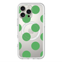 スリムプロテクションプレミアムケース with MagSafe［ シンプルドット - Green ］