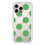 スリムプロテクションプレミアムケース with MagSafe［ シンプルドット - Green ］
