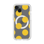 スリムプロテクションプレミアムケース with MagSafe［ シンプルドット - Yellow ］