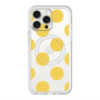 スリムプロテクションプレミアムケース with MagSafe［ シンプルドット - Yellow ］