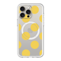 スリムプロテクションプレミアムケース with MagSafe［ シンプルドット - Yellow ］