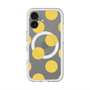 スリムプロテクションプレミアムケース with MagSafe［ シンプルドット - Yellow ］