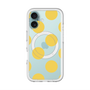 スリムプロテクションプレミアムケース with MagSafe［ シンプルドット - Yellow ］