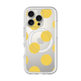 スリムプロテクションプレミアムケース with MagSafe［ シンプルドット - Yellow ］