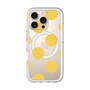 スリムプロテクションプレミアムケース with MagSafe［ シンプルドット - Yellow ］