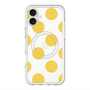 スリムプロテクションプレミアムケース with MagSafe［ シンプルドット - Yellow ］