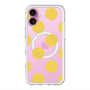 スリムプロテクションプレミアムケース with MagSafe［ シンプルドット - Yellow ］