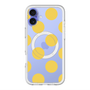 スリムプロテクションプレミアムケース with MagSafe［ シンプルドット - Yellow ］