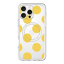 スリムプロテクションプレミアムケース with MagSafe［ シンプルドット - Yellow ］