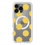 スリムプロテクションプレミアムケース with MagSafe［ シンプルドット - Yellow ］