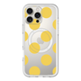 スリムプロテクションプレミアムケース with MagSafe［ シンプルドット - Yellow ］