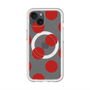 スリムプロテクションプレミアムケース with MagSafe［ シンプルドット - Red ］