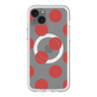スリムプロテクションプレミアムケース with MagSafe［ シンプルドット - Red ］