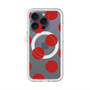 スリムプロテクションプレミアムケース with MagSafe［ シンプルドット - Red ］