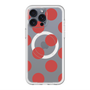 スリムプロテクションプレミアムケース with MagSafe［ シンプルドット - Red ］
