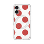 スリムプロテクションプレミアムケース with MagSafe［ シンプルドット - Red ］