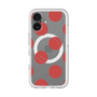 スリムプロテクションプレミアムケース with MagSafe［ シンプルドット - Red ］