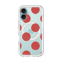 スリムプロテクションプレミアムケース with MagSafe［ シンプルドット - Red ］