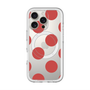 スリムプロテクションプレミアムケース with MagSafe［ シンプルドット - Red ］