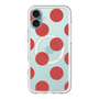 スリムプロテクションプレミアムケース with MagSafe［ シンプルドット - Red ］