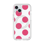 スリムプロテクションプレミアムケース with MagSafe［ シンプルドット - Pink ］