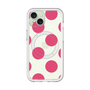 スリムプロテクションプレミアムケース with MagSafe［ シンプルドット - Pink ］