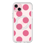 スリムプロテクションプレミアムケース with MagSafe［ シンプルドット - Pink ］