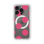 スリムプロテクションプレミアムケース with MagSafe［ シンプルドット - Pink ］