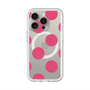 スリムプロテクションプレミアムケース with MagSafe［ シンプルドット - Pink ］