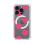 スリムプロテクションプレミアムケース with MagSafe［ シンプルドット - Pink ］