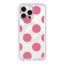スリムプロテクションプレミアムケース with MagSafe［ シンプルドット - Pink ］