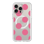 スリムプロテクションプレミアムケース with MagSafe［ シンプルドット - Pink ］