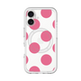スリムプロテクションプレミアムケース with MagSafe［ シンプルドット - Pink ］