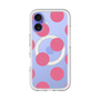 スリムプロテクションプレミアムケース with MagSafe［ シンプルドット - Pink ］