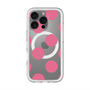スリムプロテクションプレミアムケース with MagSafe［ シンプルドット - Pink ］