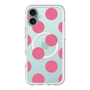 スリムプロテクションプレミアムケース with MagSafe［ シンプルドット - Pink ］