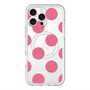 スリムプロテクションプレミアムケース with MagSafe［ シンプルドット - Pink ］