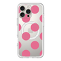 スリムプロテクションプレミアムケース with MagSafe［ シンプルドット - Pink ］