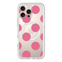 スリムプロテクションプレミアムケース with MagSafe［ シンプルドット - Pink ］