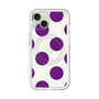 スリムプロテクションプレミアムケース with MagSafe［ シンプルドット - Purple ］