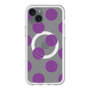スリムプロテクションプレミアムケース with MagSafe［ シンプルドット - Purple ］