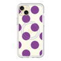 スリムプロテクションプレミアムケース with MagSafe［ シンプルドット - Purple ］